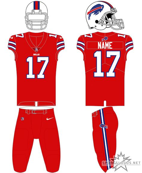 Buffalo Bills Uniform - Alternate Uniform - National Football League (NFL) - Chris Creamer's ...