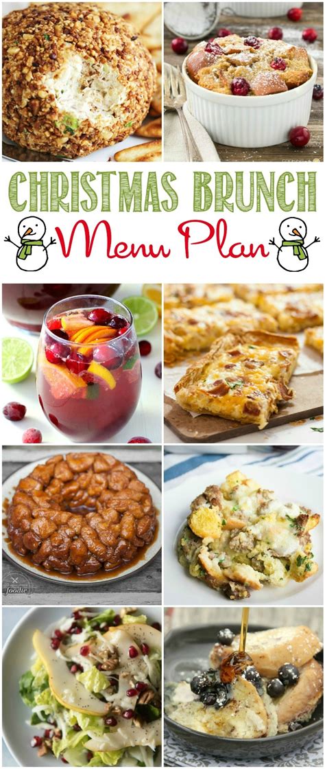 Christmas Brunch Menu Plan