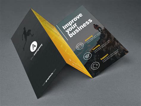 Tri Fold Brochure Template PSD - Brochure Templates - Graphicfy