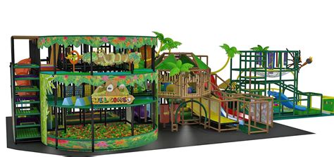 3 Level Jungle Indoor Playground - Indoor Playgrounds International