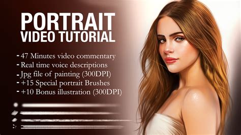 ArtStation - Portrait Painting in Photoshop Video Tutorial | Tutorials