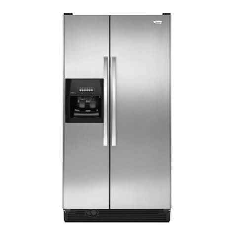 Whirlpool 25.3 cu ft Side-By-Side Refrigerator (Stainless Steel) ENERGY ...