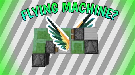 How to make a flying machine[MCPE] - YouTube