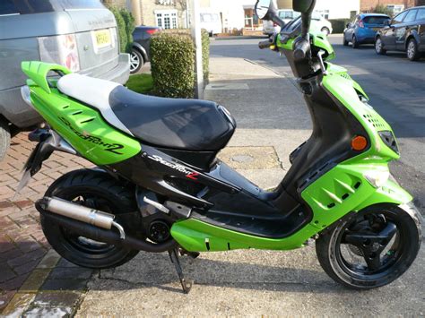 2008 PEUGEOT SPEEDFIGHT 2 100cc GREEN TWIST & GO SCOOTER