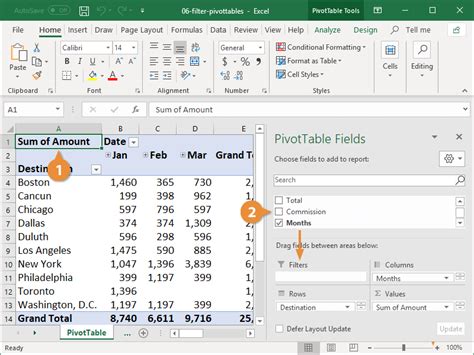 How To Add Filters A Pivot Table Column In Excel | Brokeasshome.com