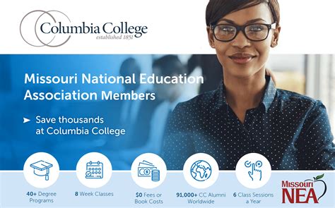 Earn your degree at Columbia College | MNEA (Missouri National ...