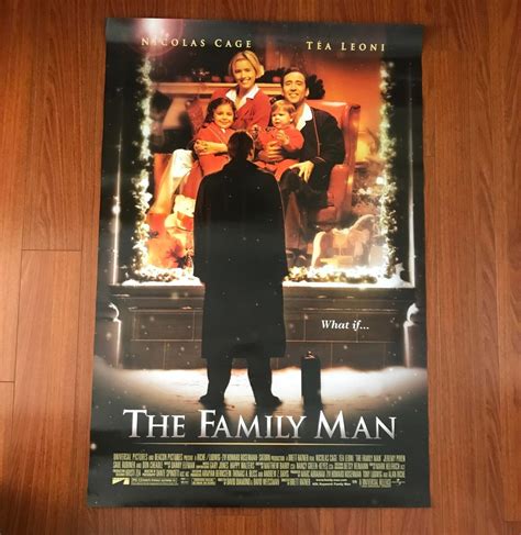 The Family Man 2000 Movie Poster Double Sided Nicolas Cage Tea Leoni 27 X 40 | eBay | Nicolas ...