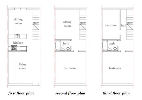 Row House Floor Plan Design | Floor Roma