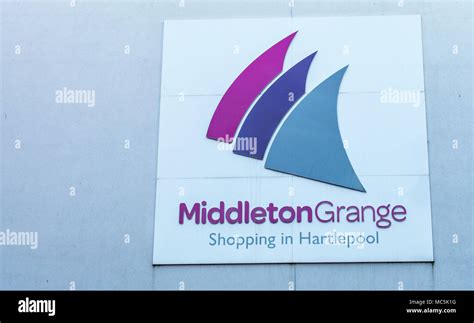 Sign for Middleton Grange Shopping centre in Hartlepool, England,UK Stock Photo - Alamy