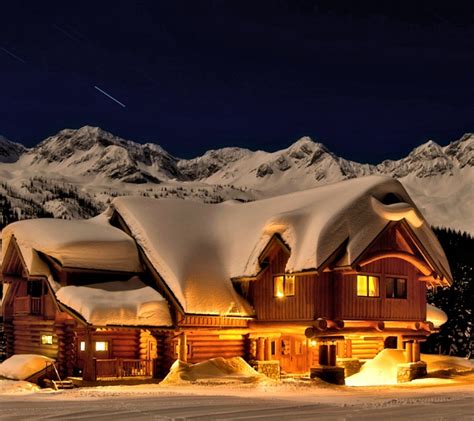 Log cabin https://www.pineca.com/log-cabins.html | Log homes, Winter scenes, Winter scenery