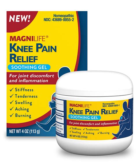 Buy MagniLife Knee Pain Soothing Gel, Reduces Swelling & Inflammation ...