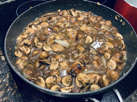 One Pan Sausage, Mushrooms and Gravy | The Recipe Bandit