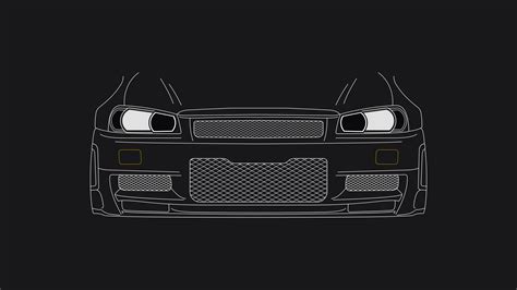 Download Vehicle Nissan Skyline R34 4k Ultra HD Wallpaper