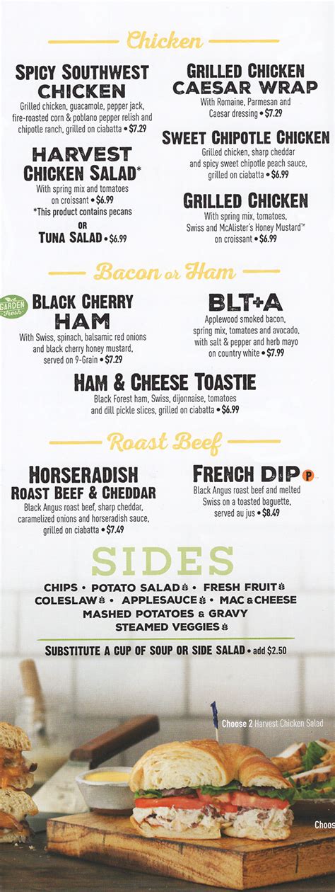 McAlister's Deli | Menu | Delivery | Order Online | Lincoln NE | City-Wide Delivery | Metro ...