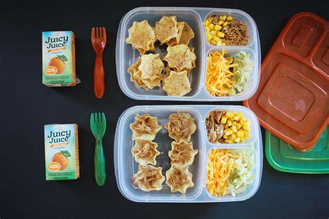 Lunch For The Minis: Mini Taco Bowl "Lunchables" - Iriemade