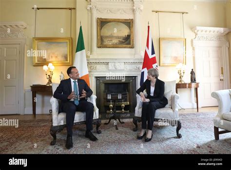 Taoiseach leo varadkar inside 10 downing street hi-res stock photography and images - Alamy