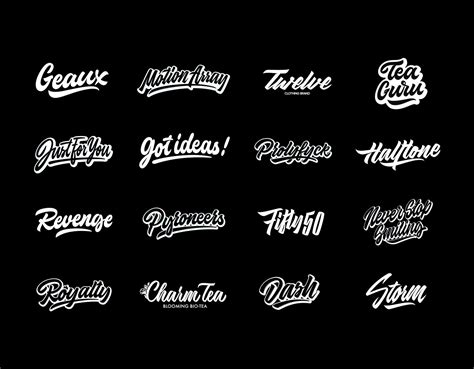 Lettering Logos Collection Vol. 3 on Behance