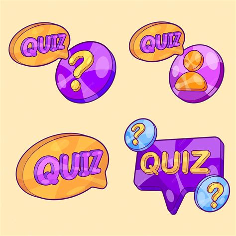 Premium Vector | Quiz Mark and Sign Vector Set