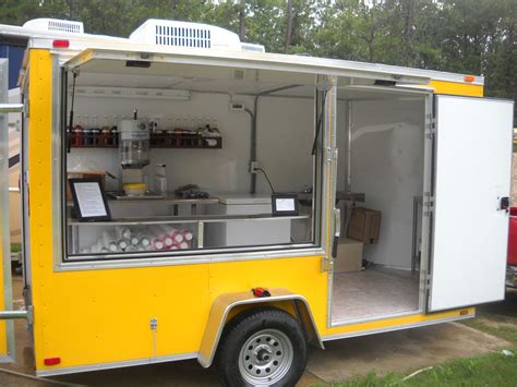 Brand New 7x12 Shaved Ice Concession Trailer with A C | eBay | Custom ...