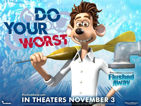 flushed away | Away movie, Flushed away, Animated movies