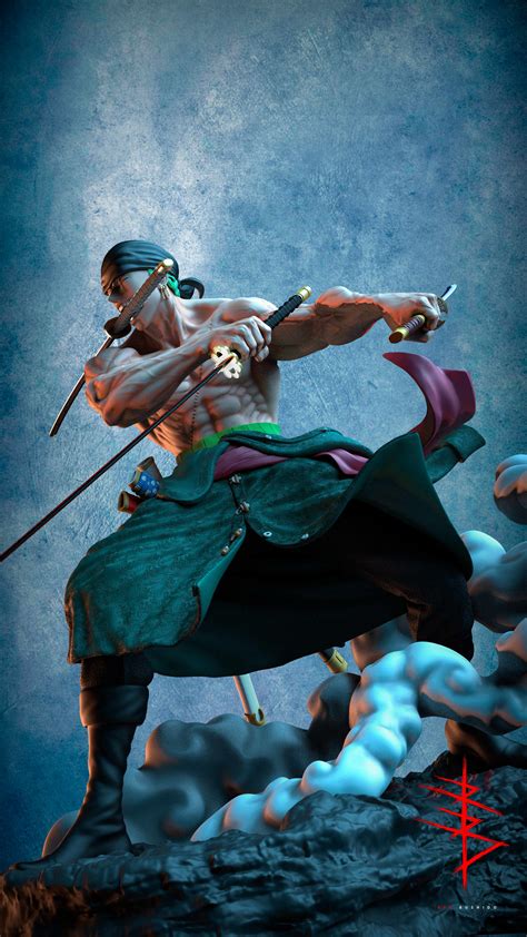 Roronoa Zoro Fan Art from One Piece anime series - ZBrushCentral