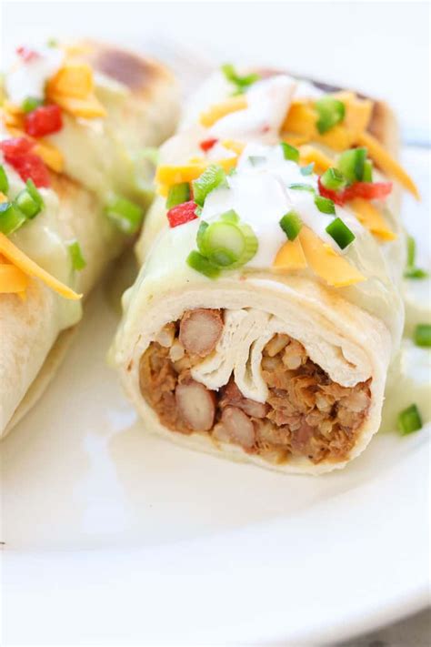 The Best Vegan Chimichangas - Vegan Blueberry