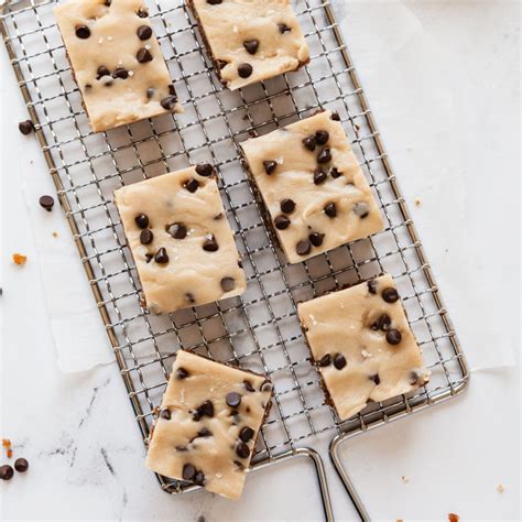 Vegan Cookie Dough Bars - Healthy & No Bake! - The Live-In Kitchen