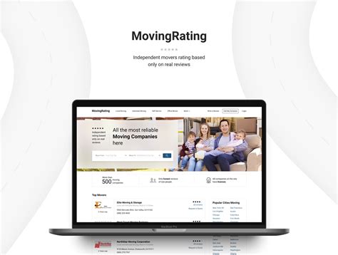 MovingRating—The Rating Of US Moving Companies on Behance