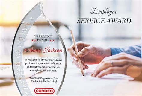 Employee Service Award Ideas