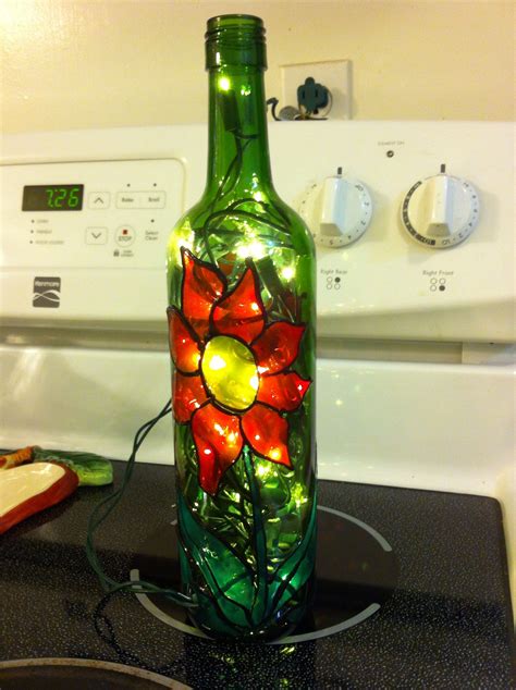 Glass bottle to light Glass Bottles, Lighting, Crafts, Home Decor, Manualidades, Decoration Home ...