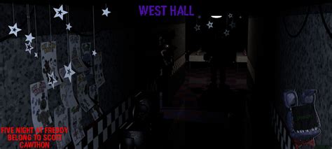 [BLENDER 2.7/FNAF] West hall by springyt on DeviantArt