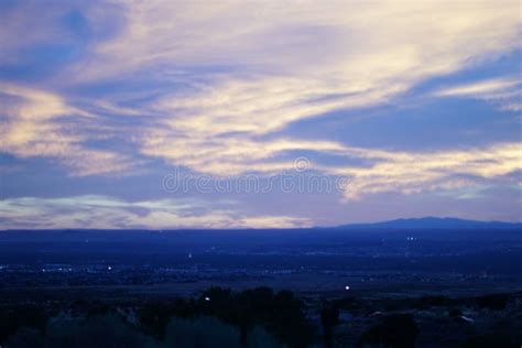 Beautiful Skyline of Albuquerque New Mexico Stock Image - Image of ...