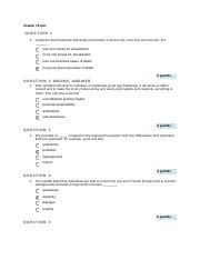 Chapter 16 quiz.docx - chapter 16 quiz QUESTION 1 1. A paradox that Existential philosophy ...