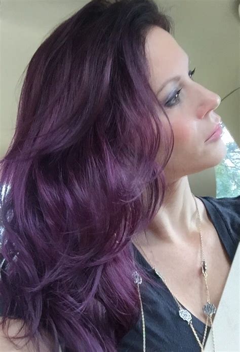 Eggplant Hair Color - Effy Moom