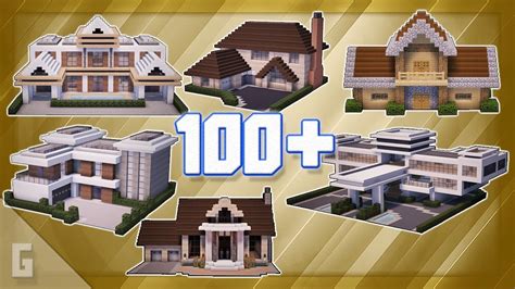 100+ Minecraft House Ideas! - YouTube