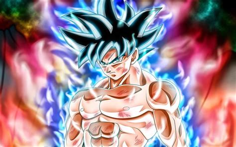 Download wallpapers Black Goku, 4k, DBS, manga, Goku, fire, Dragon Ball ...