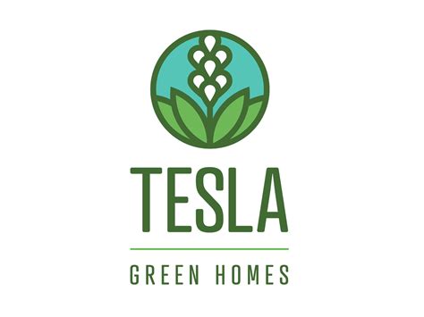 Tesla Green Homes Logo Concept by Krista Hansen Welch on Dribbble