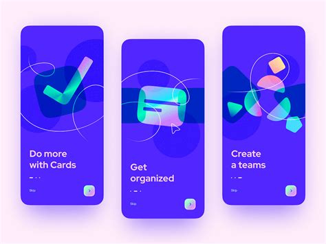 Onboarding design by Anton Zaderaka for ИНОСТУДИО on Dribbble