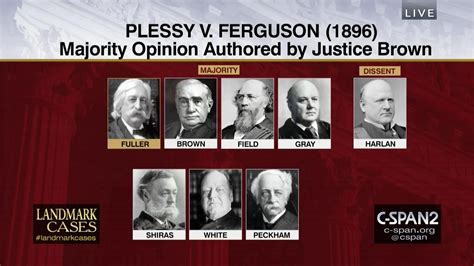 What Three Words Are Used to Describe Plessy V. Ferguson