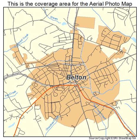 Aerial Photography Map of Belton, SC South Carolina