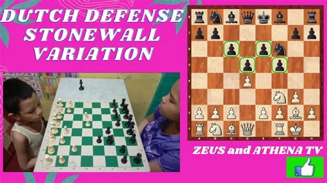 DUTCH DEFENSE | STONEWALL VARIATION | 22nd try | ZEUS and ATHENA TV - YouTube