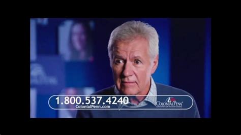 Colonial Penn TV Commercial, 'Call Now' Featuring Alex Trebek - iSpot.tv