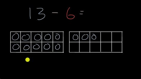 Subtraction Within 20 Using Ten Frames