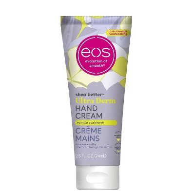 Eos Shea Better Hand Cream - Vanilla Cashmere - 2.5 Fl Oz : Target