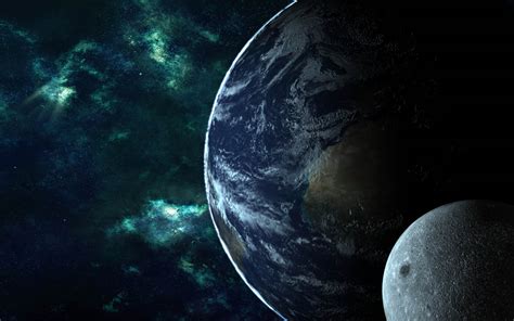 wallpaper: Earth And Moon Wallpapers