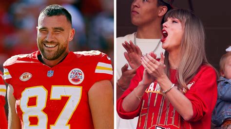 Travis Kelce Reacts to Stats About Taylor Swift Improving His Football ...