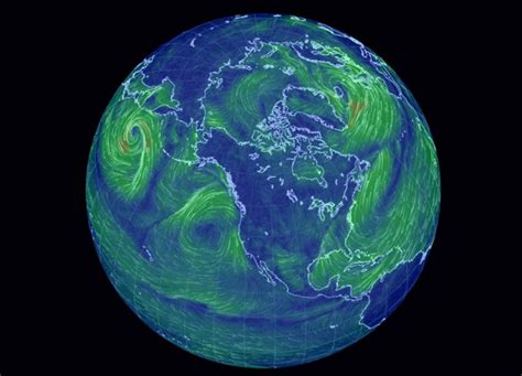 Map of the Week: Global Wind Currents in Real Time - Expedition Portal