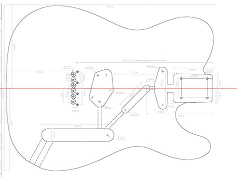 Fender Telecaster Guitar Templates | Electric Herald