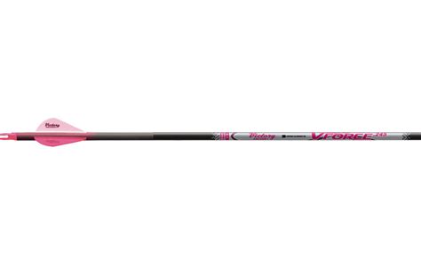 Victory Archery VForce Pink Gamer 500 Spine Fletched 6 Pack | Vance Outdoors