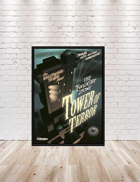 Tower of Terror Twilight Zone Tokyo Poster – CraftCentralCompany